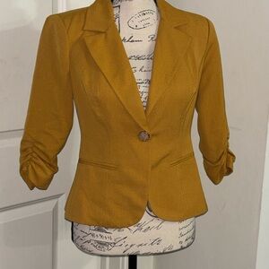 Women's Mustard Blazer